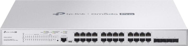 Produktbild TP-Link Omada Pro S5500-24GP4XF, Managed, L2/L2+, Gigabit Ethernet (10/100/1000), Power over Etherne (24 Ports)
