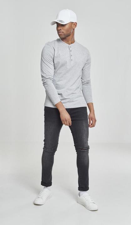 Image du produit Urban Classics Basic Henley L/S Tee (XS)