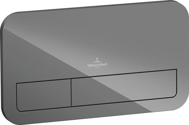 Villeroy & Boch V&B Flush Plate ViConnect M200 269x161x13mm Glass, Glossy White