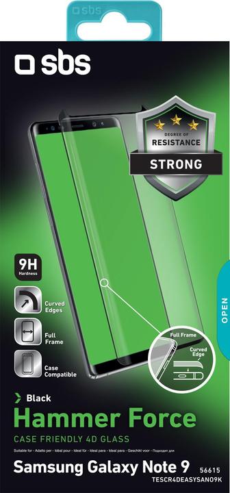 Produktbild SBS Glass Screen Protector Friendly für Samsung Galaxy Note 9 (1 Stück, Samsung Galaxy S21)