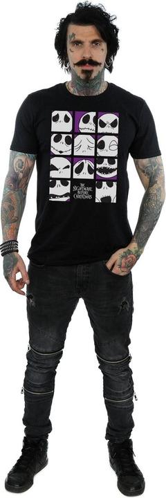 Produktbild Disney Nightmare Before Christmas Many Faces Of Jack Squares TShirt (XXL)