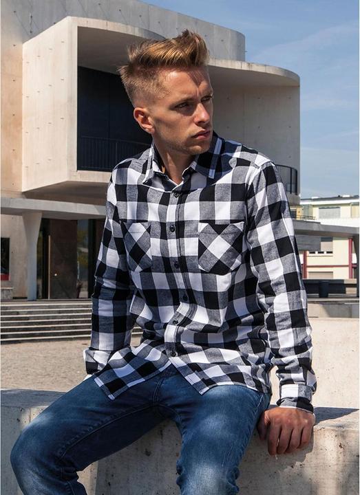 Immagine prodotto Build Your Brand Camicia di flanella a quadri (L)