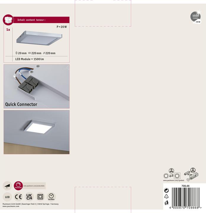 Actual product image Paulmann Atria Shine (1500 lm)