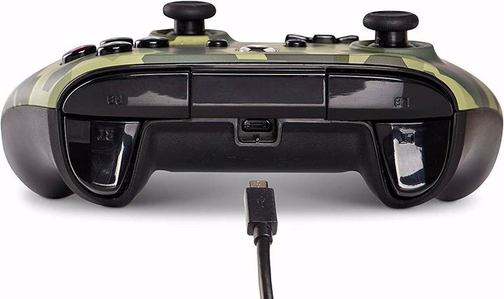 Image du produit PowerA Contrôleur filaire amélioré Deep Jungle Camo (Xbox Series X, Xbox One S, Xbox Series S, Xbox One X)