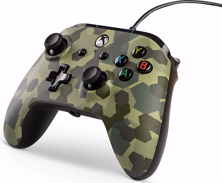 Image du produit PowerA Contrôleur filaire amélioré Deep Jungle Camo (Xbox Series X, Xbox One S, Xbox Series S, Xbox One X)