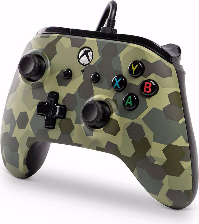 Image du produit PowerA Contrôleur filaire amélioré Deep Jungle Camo (Xbox Series X, Xbox One S, Xbox Series S, Xbox One X)
