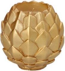 Starpak Kugelkerze Kugelkerze Pine Cone silber (1 Stk.)