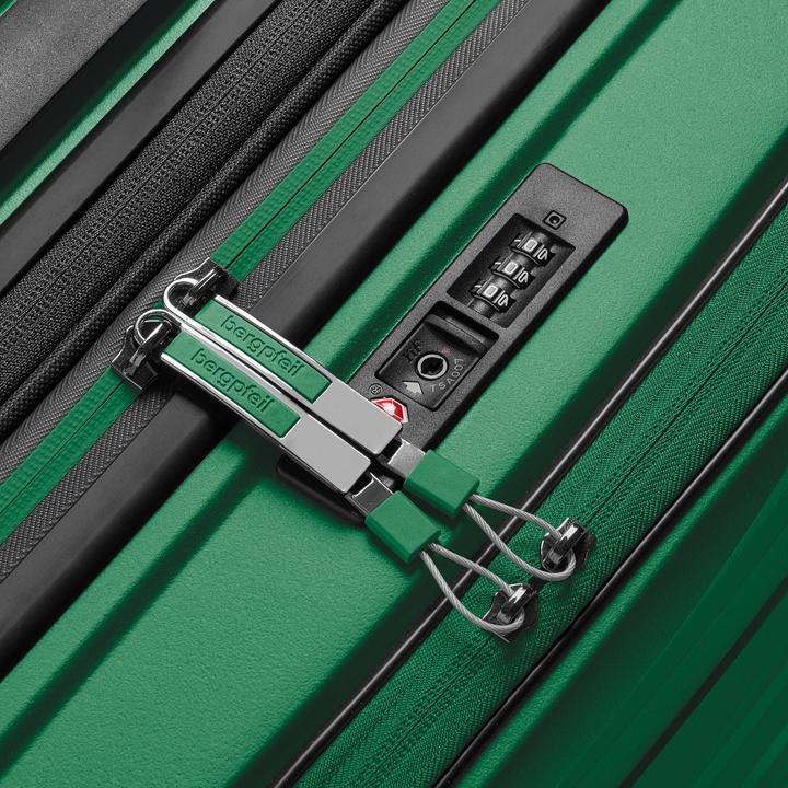 Actual product image Bergpfeil Travel 4 Rollen Kabinentrolley 55 cm Laptopfach mit Dehnfalte (46 l)