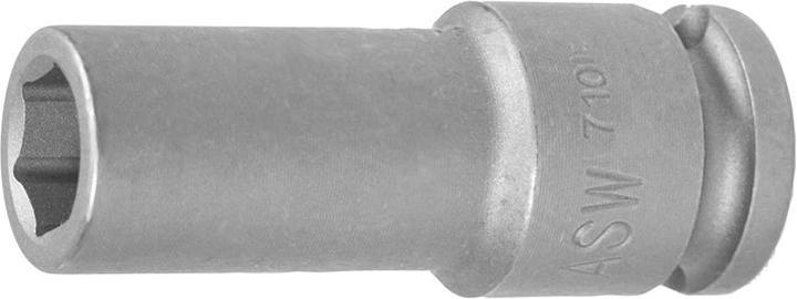 Produktbild ASW Kraftschraubersteckschlüsseleinsatz 710 L 3/8 ″ 6-Kant Schlüsselweite 17 mm Länge 65 mm (17 mm)