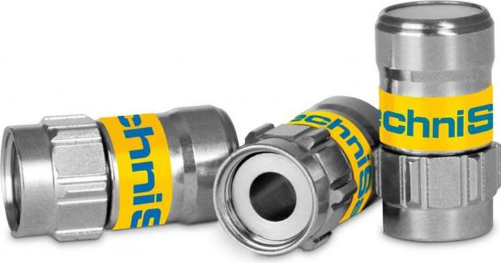 Actual product image TechniSat 0006/3370 Koaxialstecker F-Typ (e) 75 Ohm (75 dB, Antenna cable)