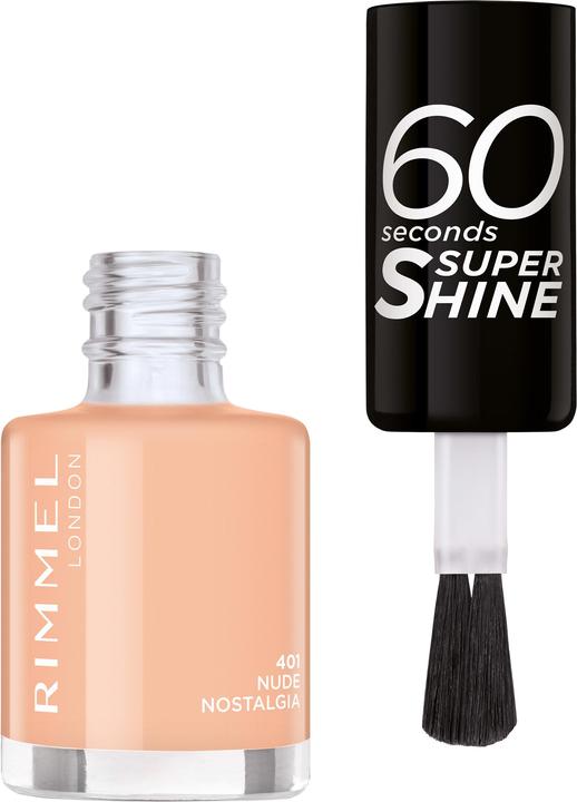Image du produit Rimmel London 60 Seconds Super Shine (401 Nude Nostalgia, Vernis couleur)