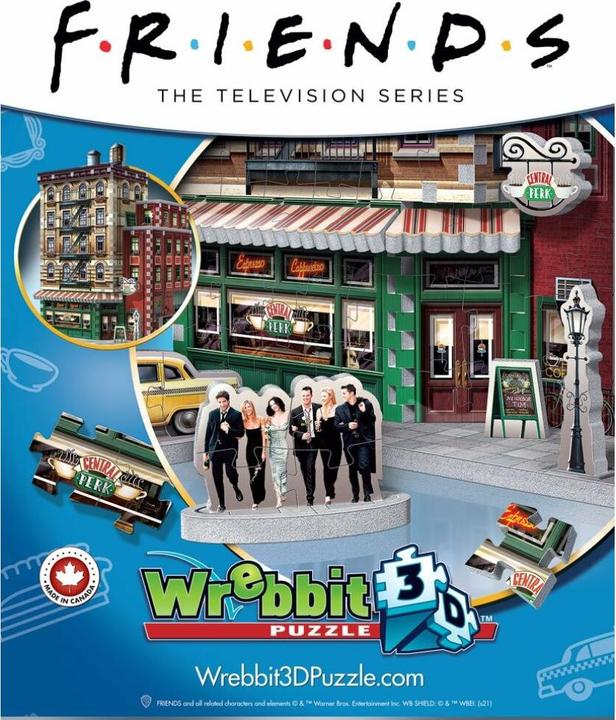 Actual product image Wrebbit 3D Friends: Central Perk (440 pieces)