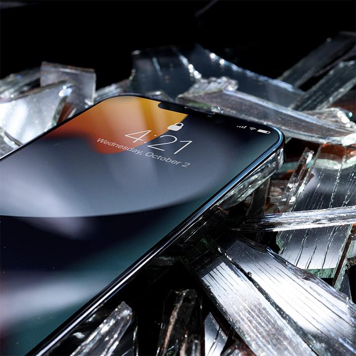 Produktbild Crong 7D Nano Flexible Glass - Niepękające szkło hybrydowe 9H na cały ekran iPhone 13 mini (1 Stück, Apple iPhone 13 mini)