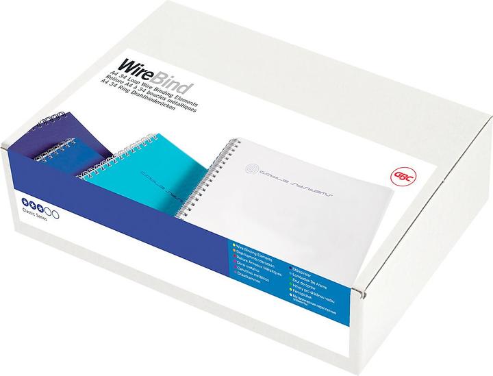Image du produit GBC WireBind A4 100 pcs - anneau Ø 11 mm, noir