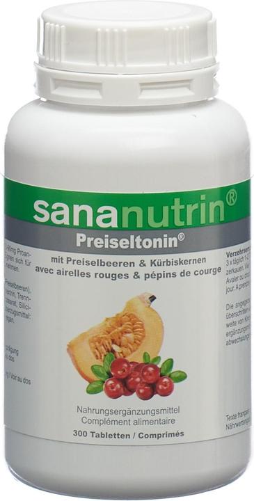 Image du produit Sananutrin Preiseltonin en comprimé (300 pièce(s), Cachets, 196 g)