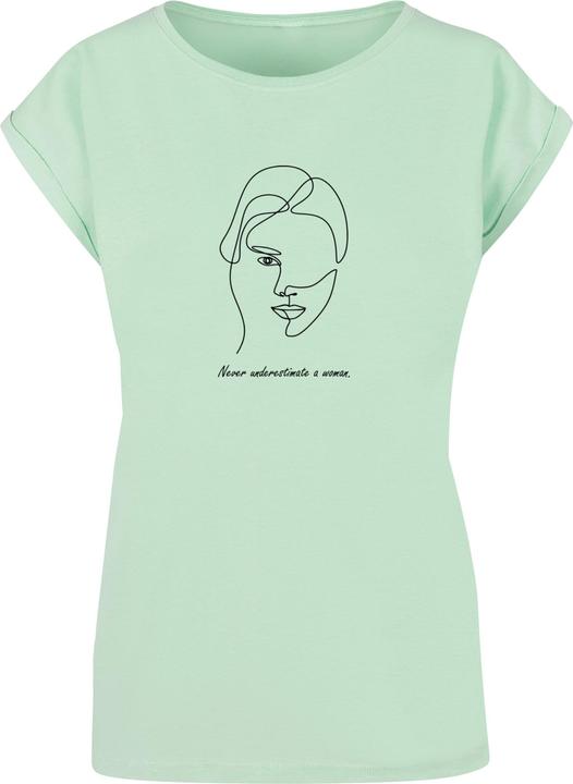 Immagine prodotto Merchcode Donna WD - Maglietta a spalla larga con figura di donna - 117161 (M)