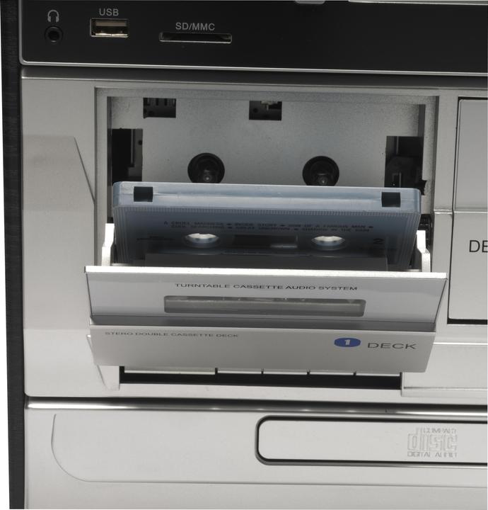 Actual product image Denver MRD-166 (Record player, CD player, Tape deck, 2x 2 W)