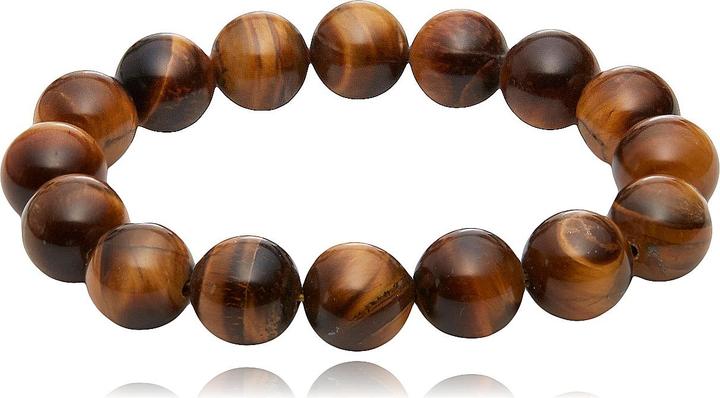 Leyda Armband Tigerauge Braun (19.50 cm, Stein)