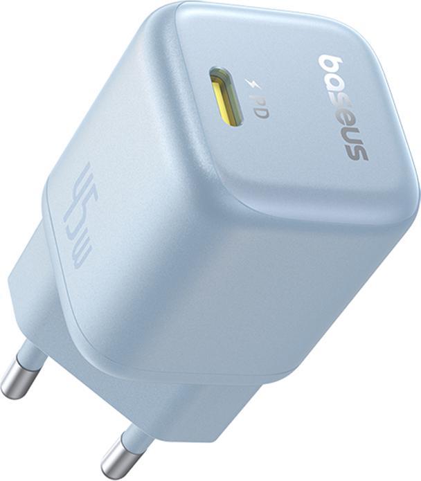 Produktbild Baseus - Wall Charger PicoGo (P10176800313-00) - GaN, Fast Charging, 45W, USB-C - Galaxy Blue (45 W)