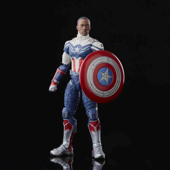 Produktbild Hasbro Marvel Legends Series Captain America Twin Pack, 15cm MCU Figuren von Steve Rogers und Sam W