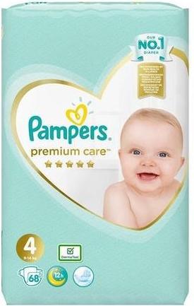 Immagine prodotto Pampers Premium Care (Dimensione 4, Box mezzo mese, 68 Pezzo/i)