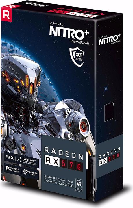 Image du produit Sapphire Radeon RX570 Nitro+ (8 Go)