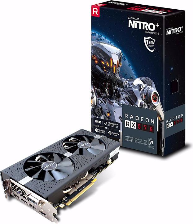 Image du produit Sapphire Radeon RX570 Nitro+ (8 Go)