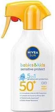 NIVEA Babies & Kids Sensitive Protect (Sonnenspray, SPF 50, 270 ml, 150 g)