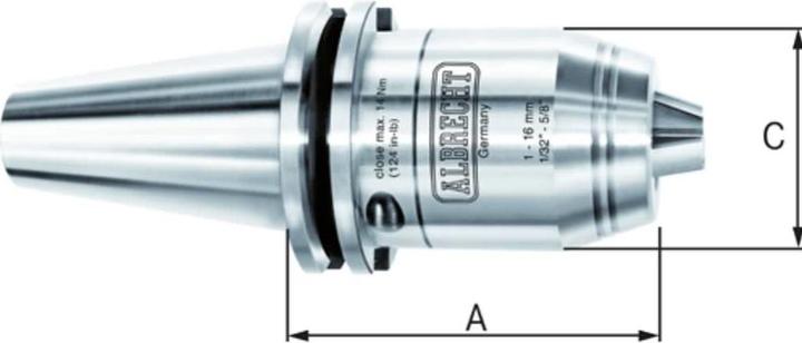 Productafbeelding Albrecht Korte boorhouder AKL DIN 69871 AD SK 40 1 - 16 mm A