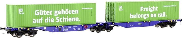 Mehano 28398 HO Containerwagen Sggmrss'90 DB Cargo der Ermewa DB Cargo der Ermew