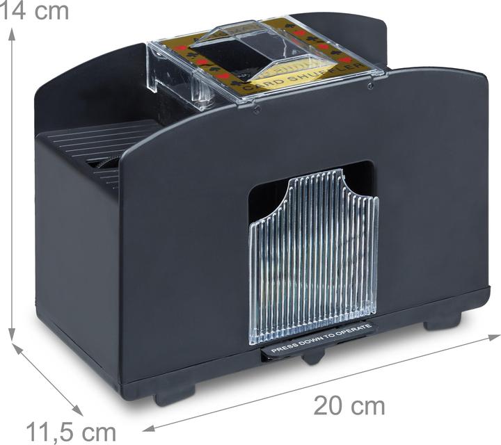 Produktbild Relaxdays Kartenmischmaschine 4 Decks
