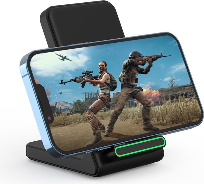 Produktbild Deltalabs Qi Wireless Charger Induktionsladegerät Ladestation - Schwarz (15W) (15 W)