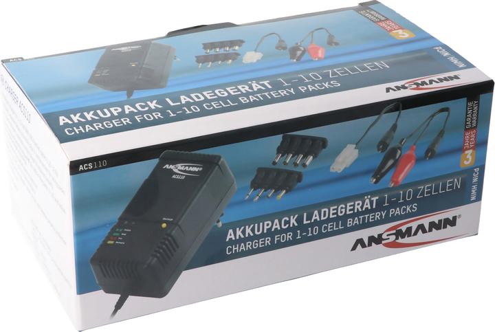 Actual product image AccuCell Akkupack-Ladegerät ACS 110 NiCd, NiMH für 1,2 Volt bis 12 Volt AkkuPack