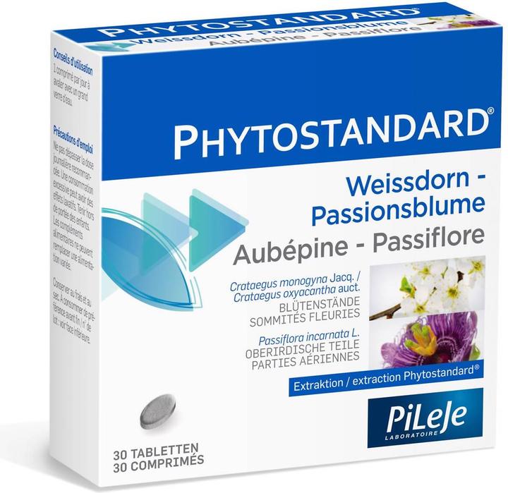 Image du produit Phytostandarts Aubépine - Fleur de la passion en comprimé (30 pièce(s), Cachets, 35 g)