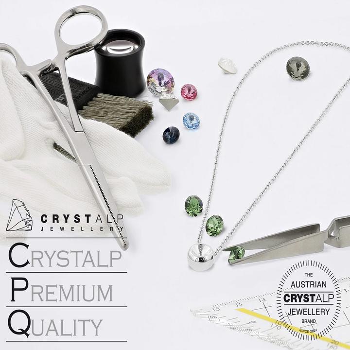 Immagine prodotto Crystalp Collana romantica placcata in oro con cristalli Sparkling Heart 30449.EG (Acciaio inossidabile)