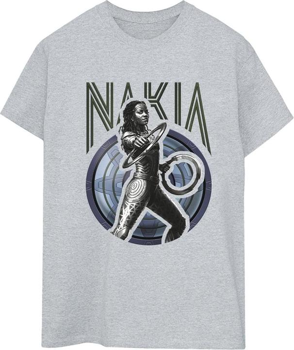 Wakanda Forever Nakia Shield TShirt (XXL)
