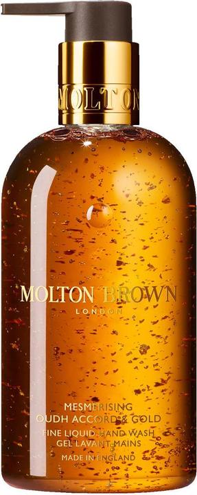 Immagine prodotto Molton Brown Festive Frankincense & Allspice Fine Liquid Hand Wash Mesmerising Oudh Accord & Gold (Sapone liquido, 300 ml)