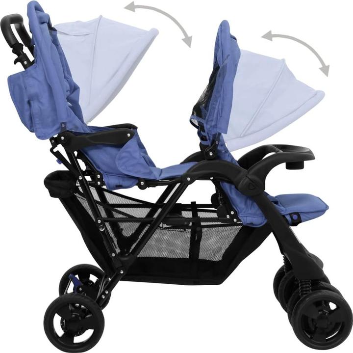 Produktbild VidaXL Geschwisterwagen
