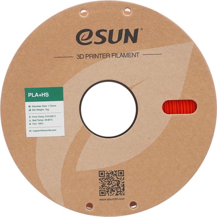 Actual product image eSUN Filament PLA+ HS RGB Rot 1.75 mm 1 (PLA, 1.75 mm, 1000 g, Red)