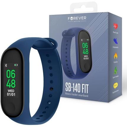Image du produit Forever Bracelet intelligent SB-50 - Navy (Silicone)