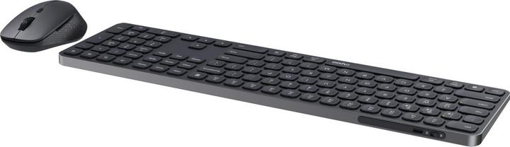 Actual product image Rapoo Wireless multi-mode desk set 9810M, QWERTZ, dark grey (00228039) (DE, Wireless)
