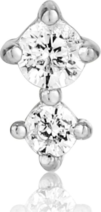 Produktbild Ania Haie Ohrstecker Double Sparkle Barbell 925 Sterling Silber (925er Silber)