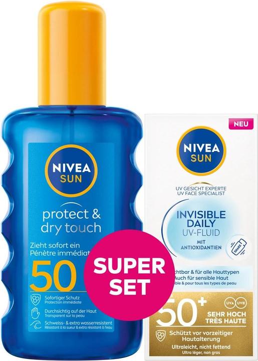 NIVEA Protect & Dry Touch (Sonnenspray, SPF 50+, 240 ml)