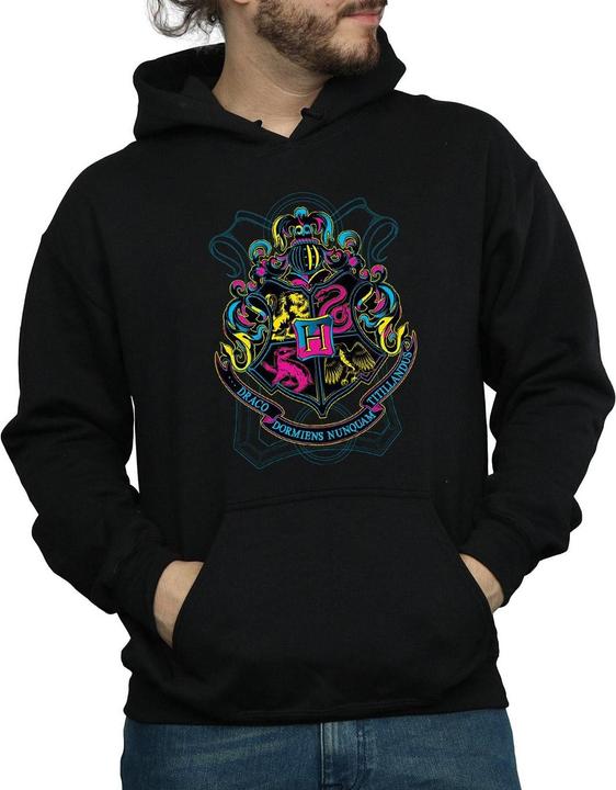 Produktbild Neon Hogwarts Crest Kapuzenpullover (3XL)