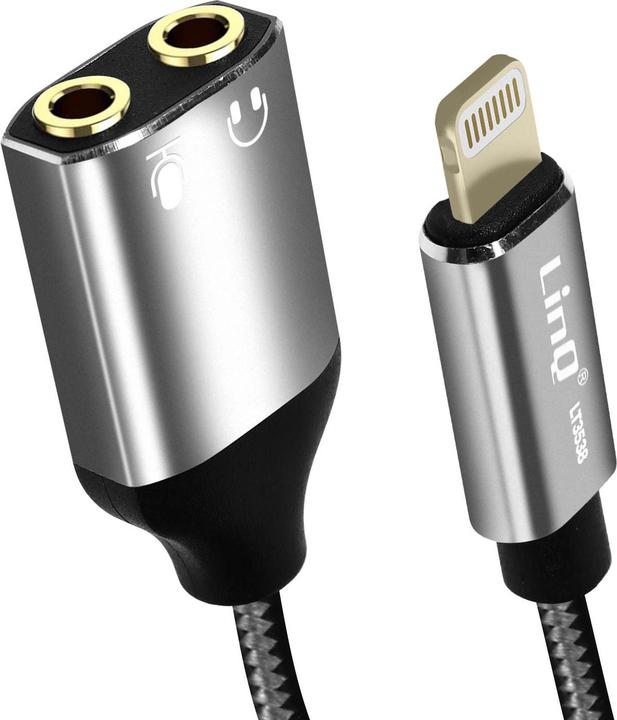 Image du produit LinQ LT3538 Séparateur audio (Lightning, Jack 3.5mm)