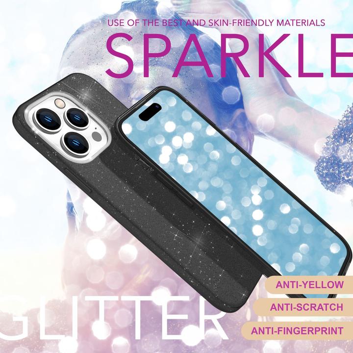 Immagine prodotto Nalia Copertina ibrida glitterata (Apple iPhone 16 Pro Max)