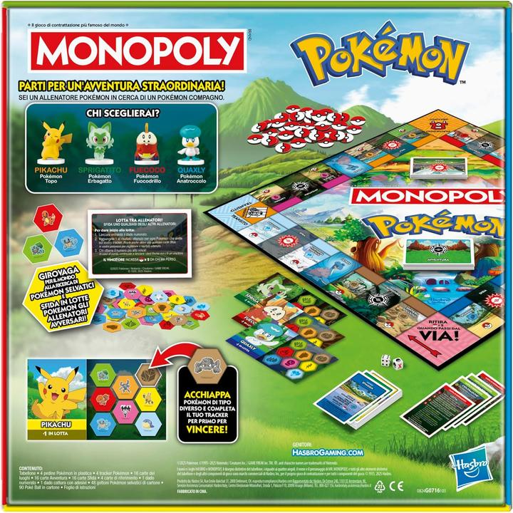 Actual product image Monopoly Pokémon Edition Brettspiel (German)