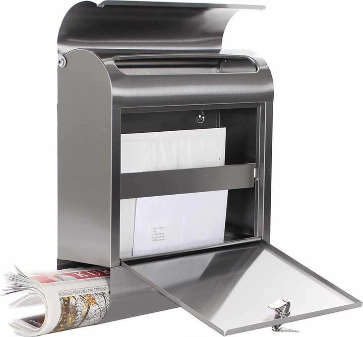 Produktbild Rottner Edelstahl Briefkasten Rondello
