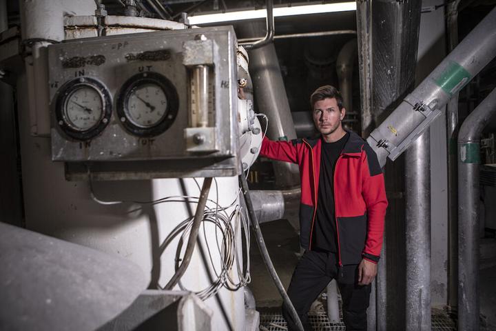 Produktbild Projob Kapuzenjacke mit elastischen Softshell Elementen (XL)