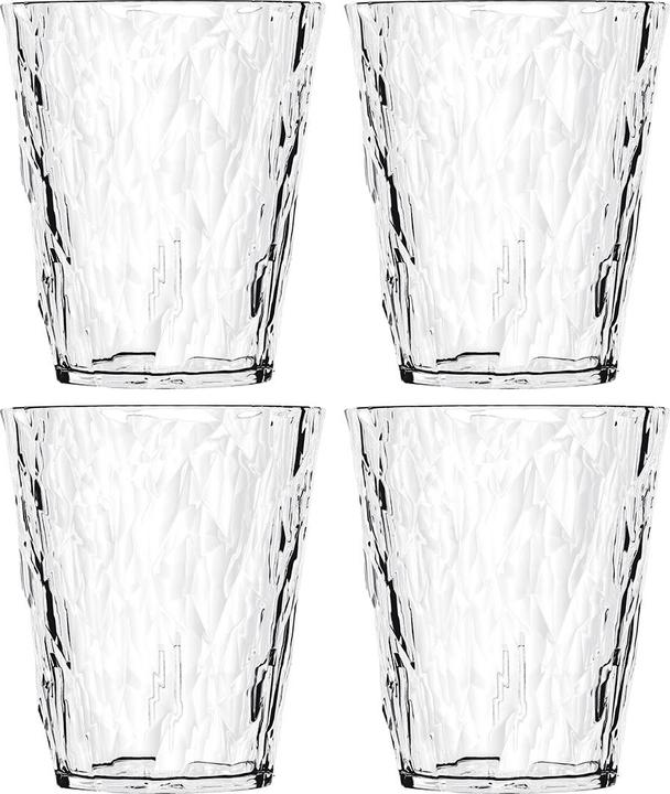 Produktbild Koziol Trinkglas 250 ml 4er-Set CLUB No. 1 (0.25 l, 4 x)